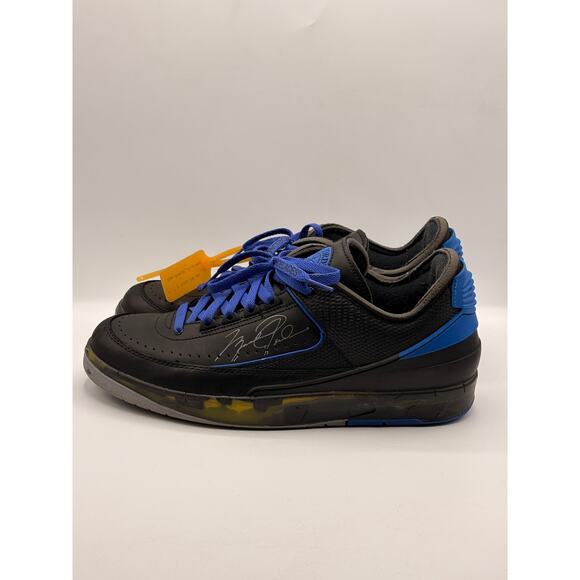 JORDAN x OFF-White Air Jordan 2 Retro Low OG SP Black Varsity Blue DJ4375 Sz 12 main image 4